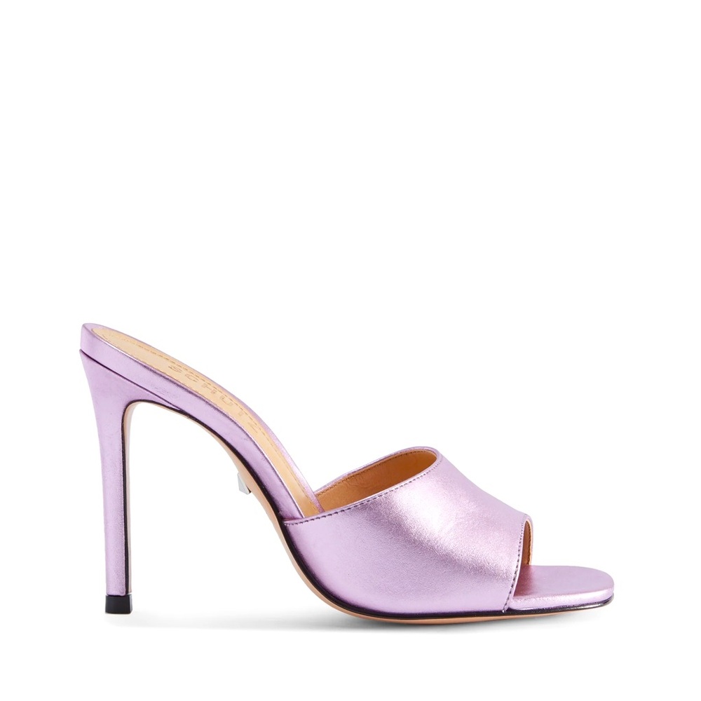 SCHUTZ BARDANA Metallic ROSA SANDAL SIZE 6.5